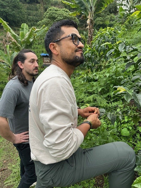 oscar hernandez and Nick Spanoudakis (Swiss Coffee in Good Spirits champ 2025) in the sudan rume field